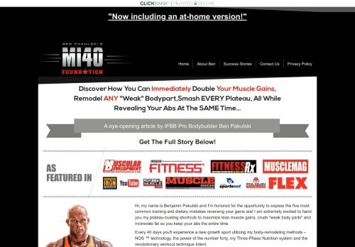 Ben Pakulksi Supplement