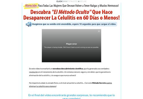 Celulitis Nunca Mas. Grandes Ventas Official Website