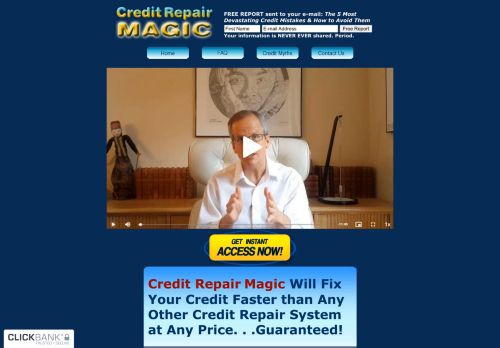 Credit Repair Magic results 