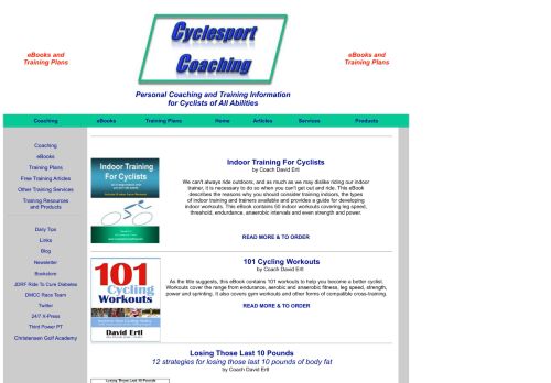 Cycling Training Plans And Books for sale