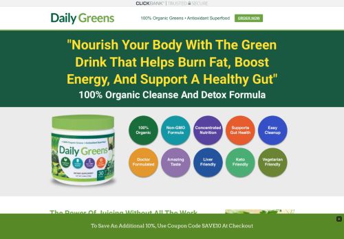 Daily Greens Organic Superfood Reviews results