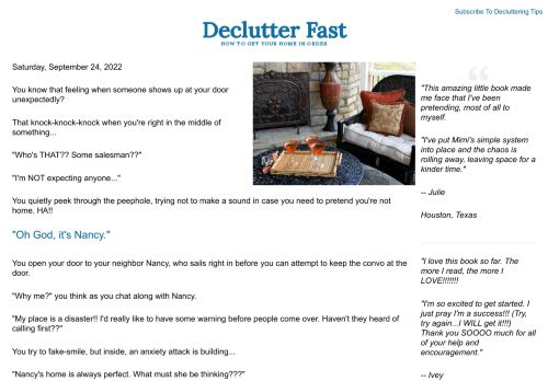 Declutter Fast Reviews How to use
