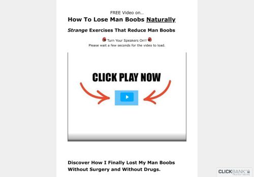 How To Lose ManBoobs Naturally Reviews Feedback