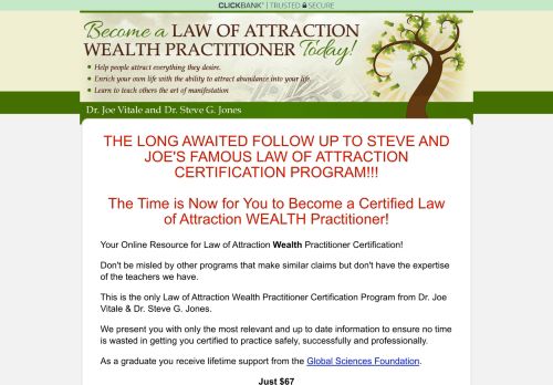 Law Of Attraction Wealth Practition Reviews Complaints