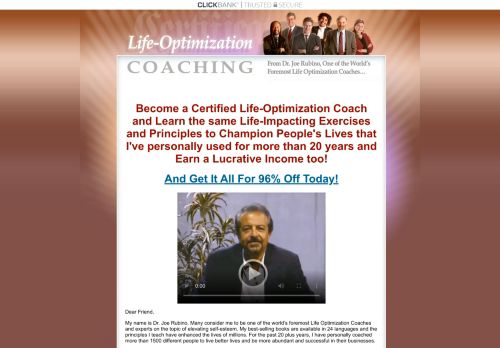 Life Optimization Coaching Certific Price