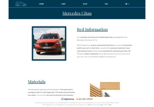 Mercedes Citan Double Bed Reviews Price