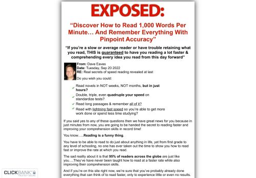 Speed Reading Acceleration Secrets Reviews Download