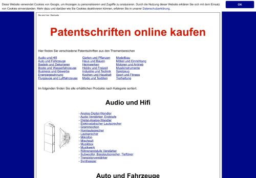 Technik Bauanleitungen Patentschrif amazon