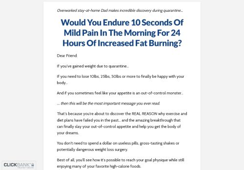 The Underground Fat Burner results