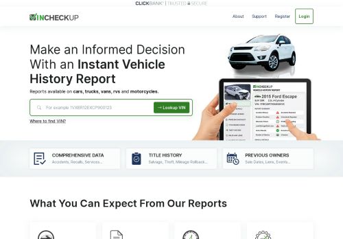 VINCHECKUP.com Reviews Customer Feedback